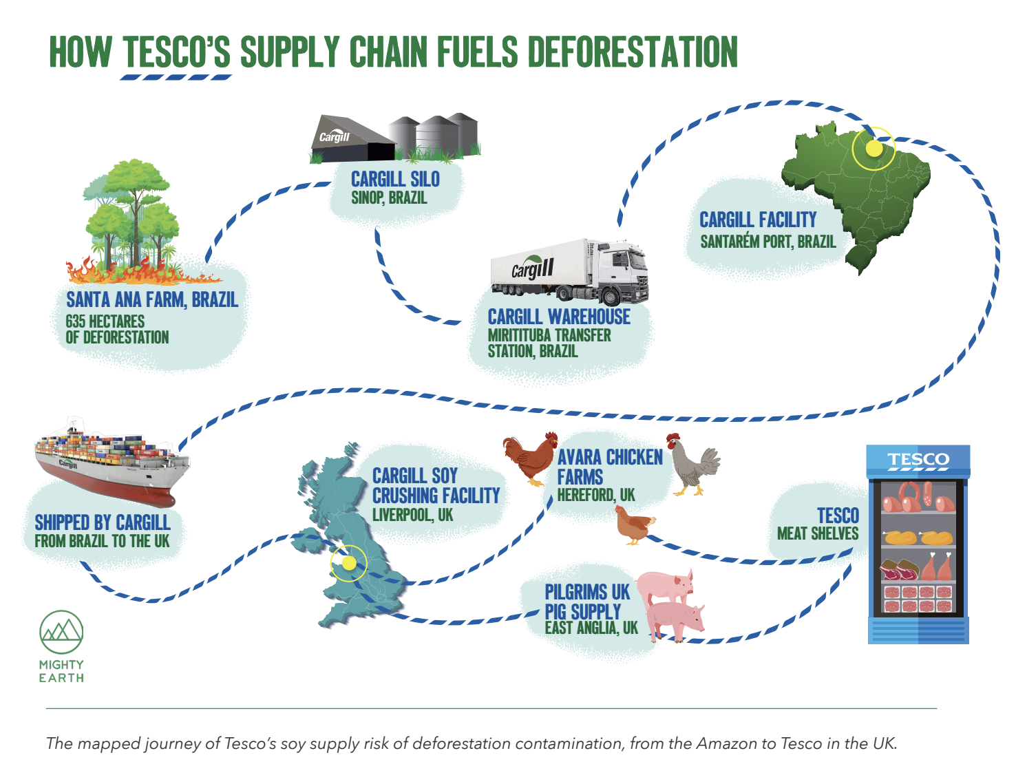 Tesco A basket of problems for the Amazon Mighty Earth